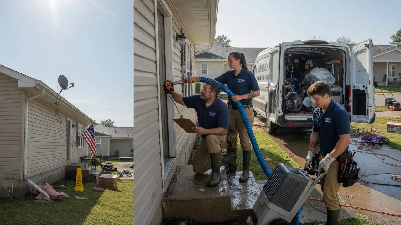 Ceiling Water Damage Restoration in Ipswich, SD near me